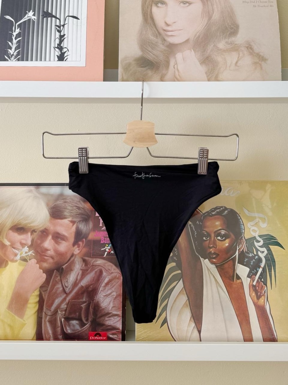 High-Cut Black Women's Bikini Bottom by 437